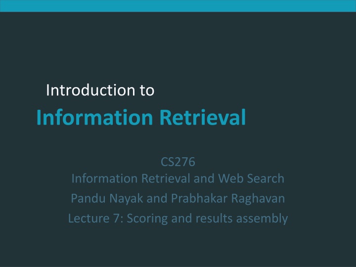 introduction to information retrieval