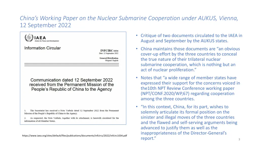 china s working paper on the nuclear submarine