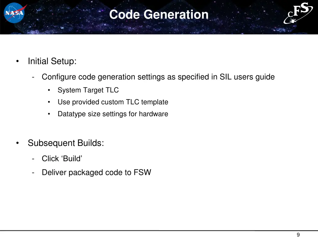 code generation