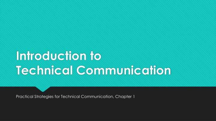 introduction to technical communication