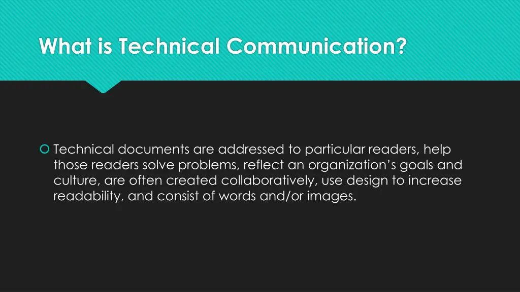 what is technical communication 3