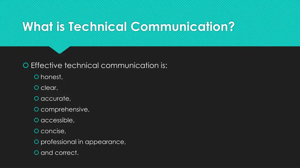 what is technical communication 4