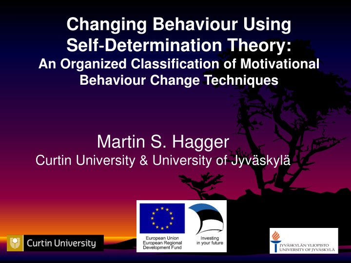 changing behaviour using self determination