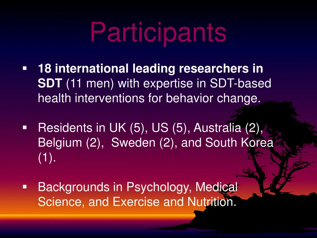 participants