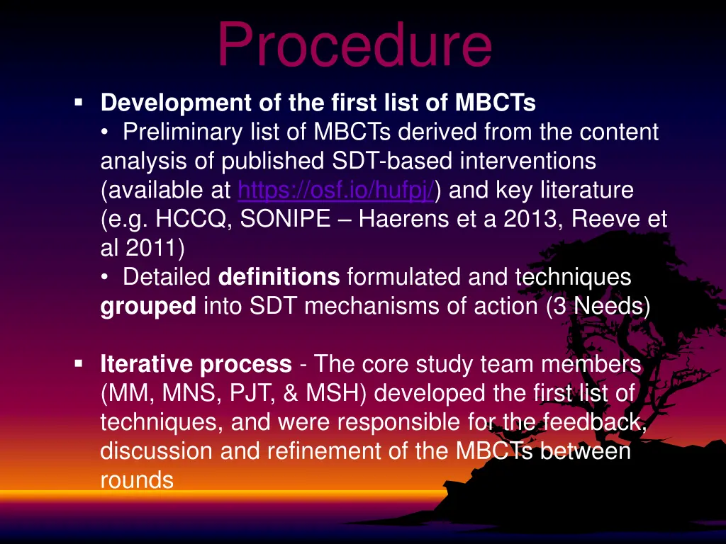 procedure