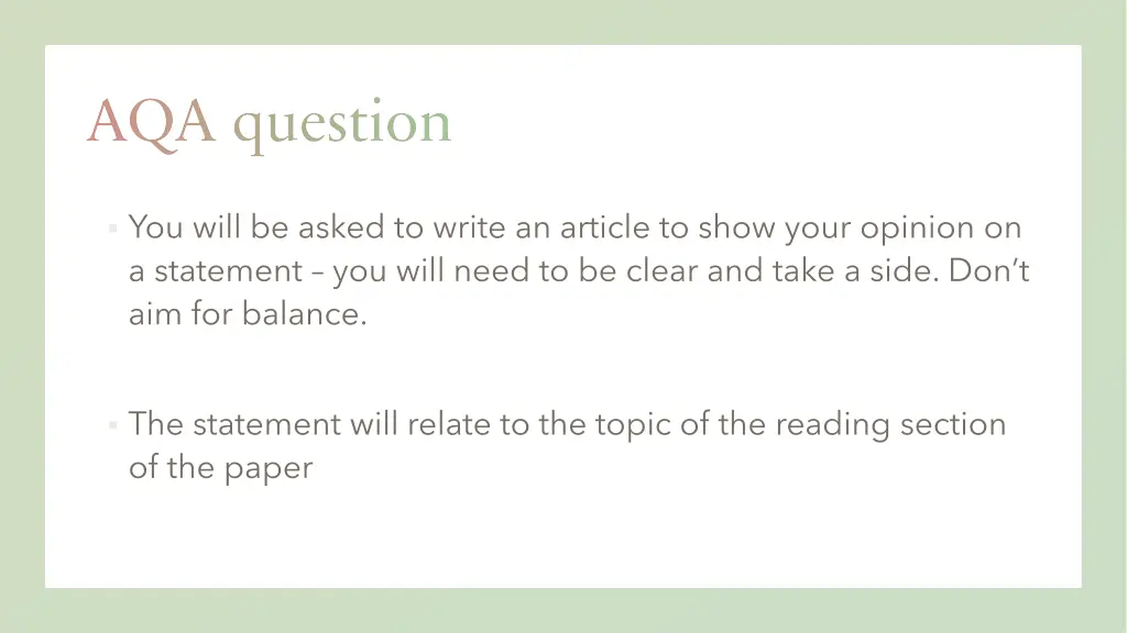 aqa question