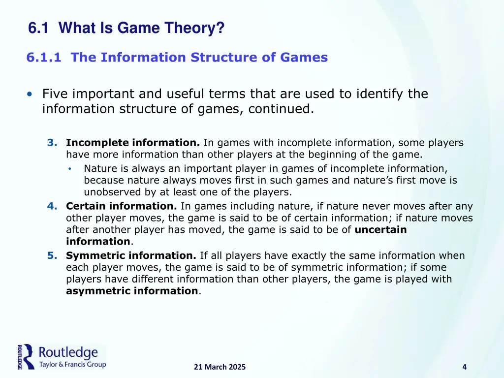 6 1 what is game theory 2