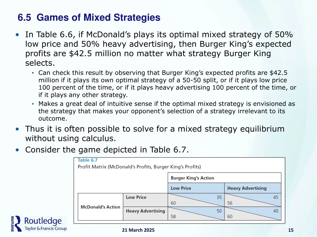 6 5 games of mixed strategies 2