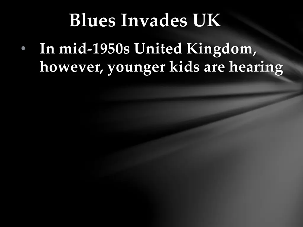 blues invades uk