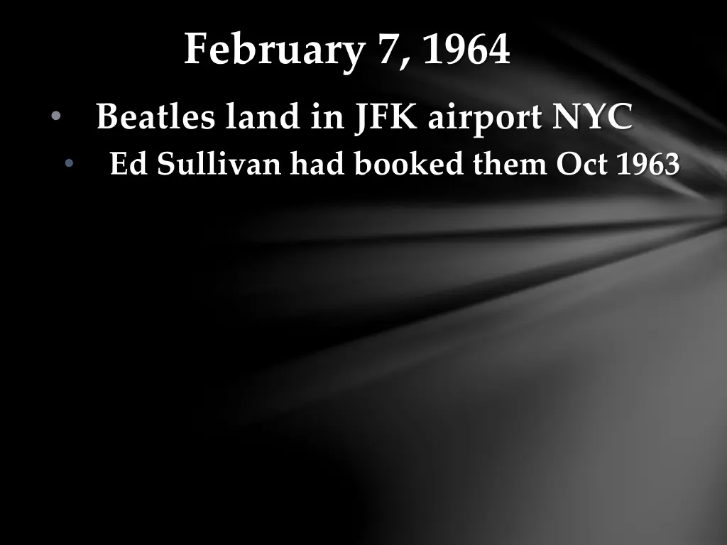 february 7 1964 1