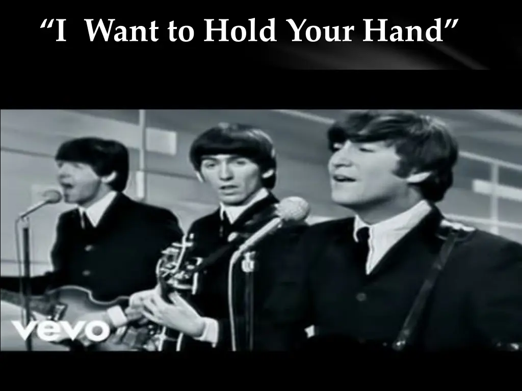 i want to hold your hand