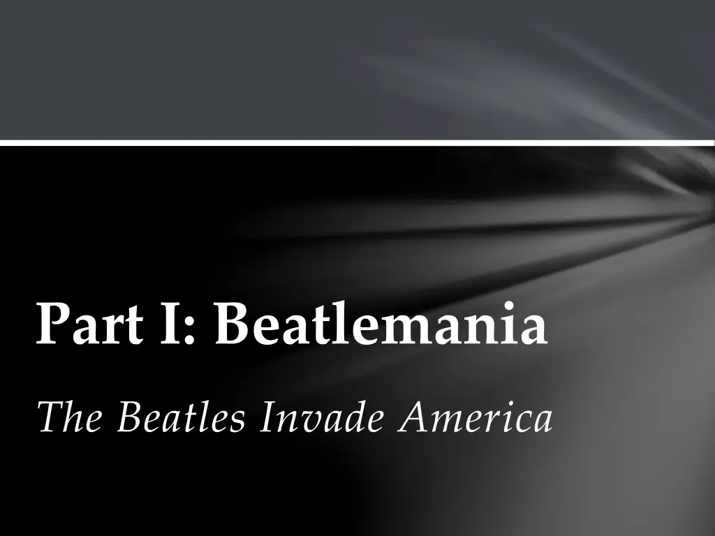 part i beatlemania