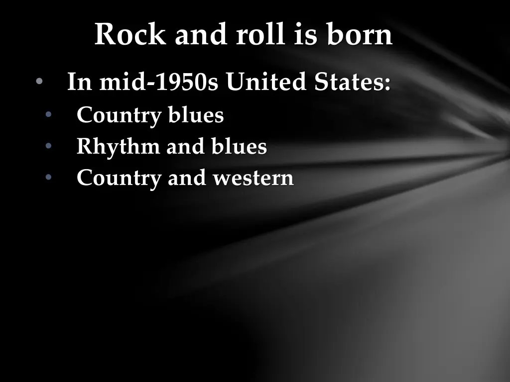 rock and roll is born 3