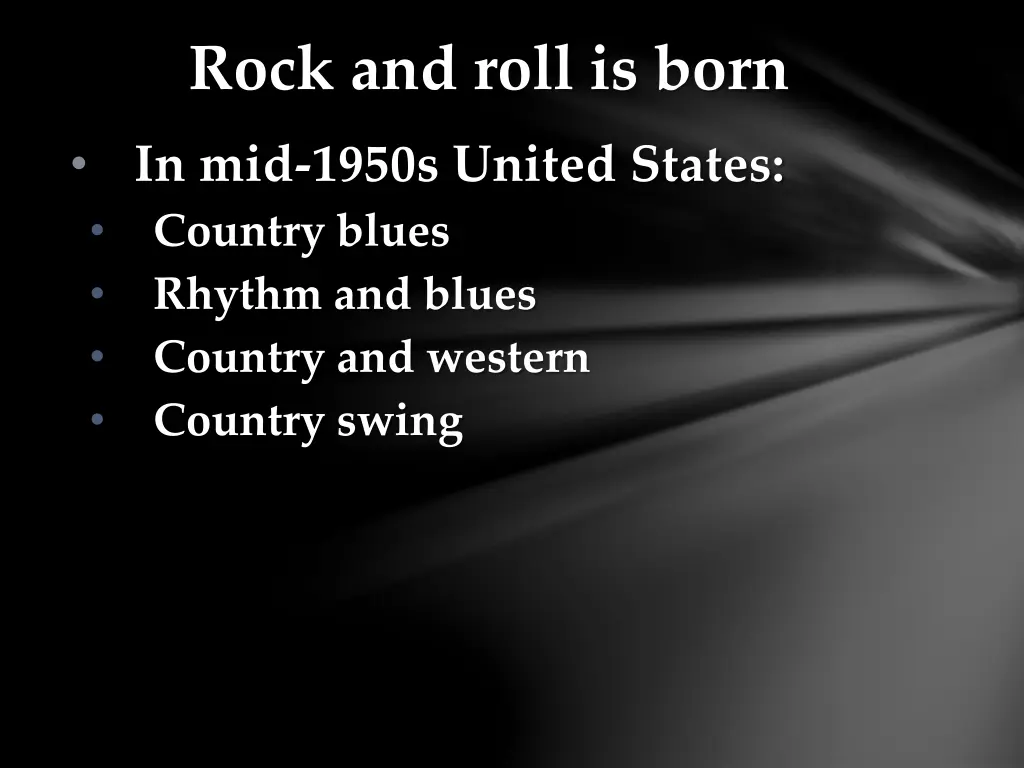 rock and roll is born 4