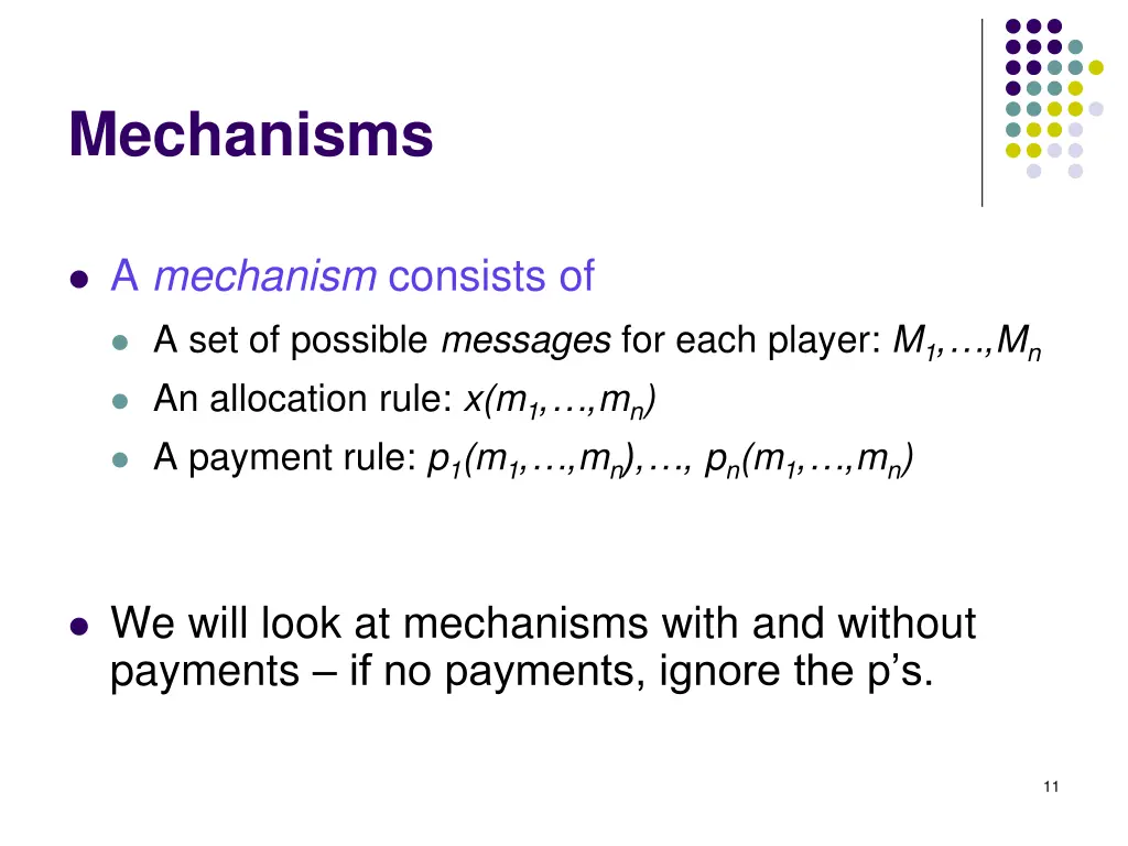 mechanisms