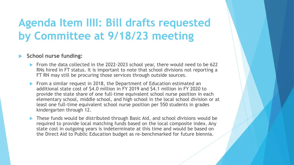 agenda item iiii bill drafts requested 3