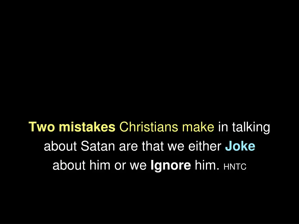 two mistakes christians make in talking about