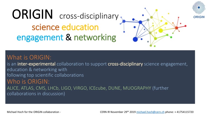 origin origin cross disciplinary science science