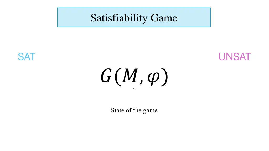 satisfiability game 2