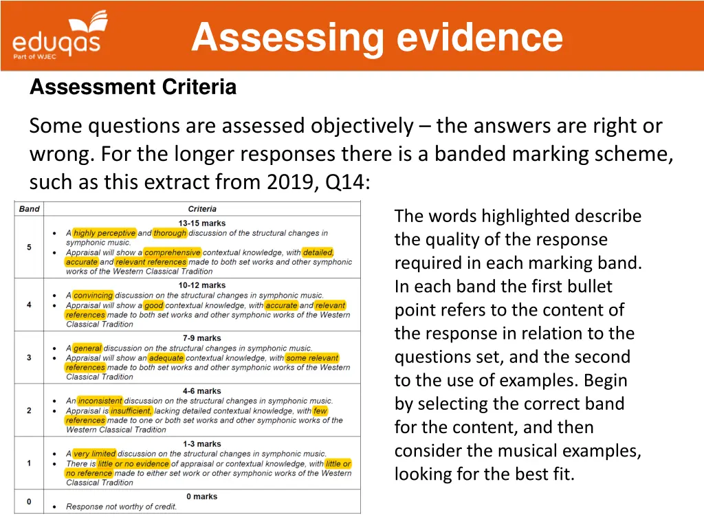 assessing evidence 7