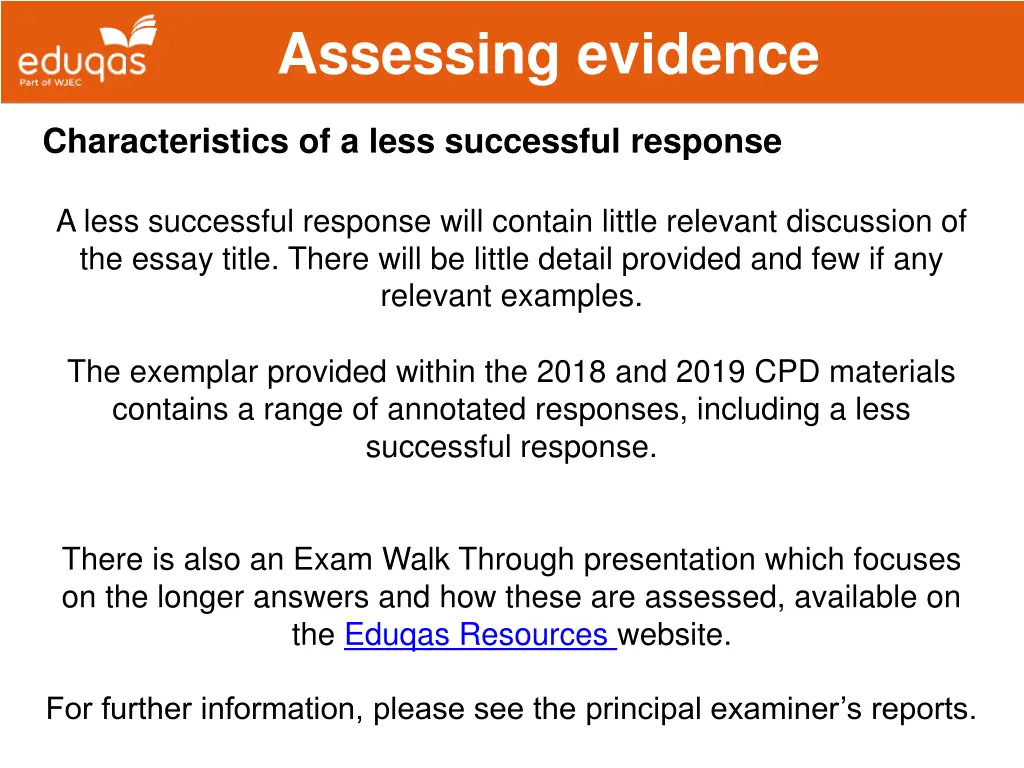 assessing evidence 9