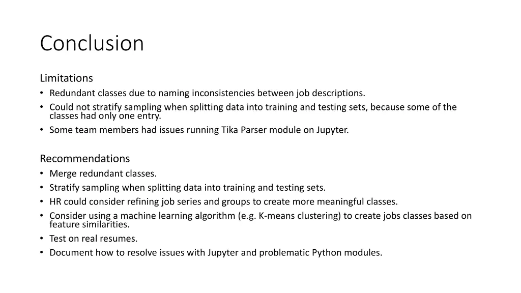 conclusion
