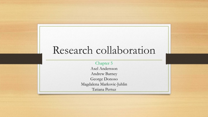 research collaboration