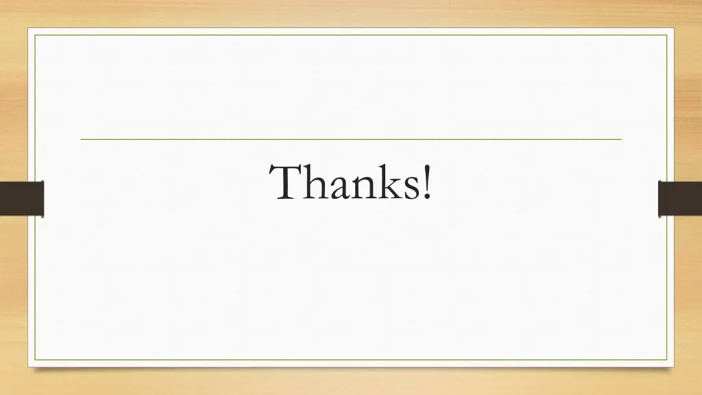 thanks