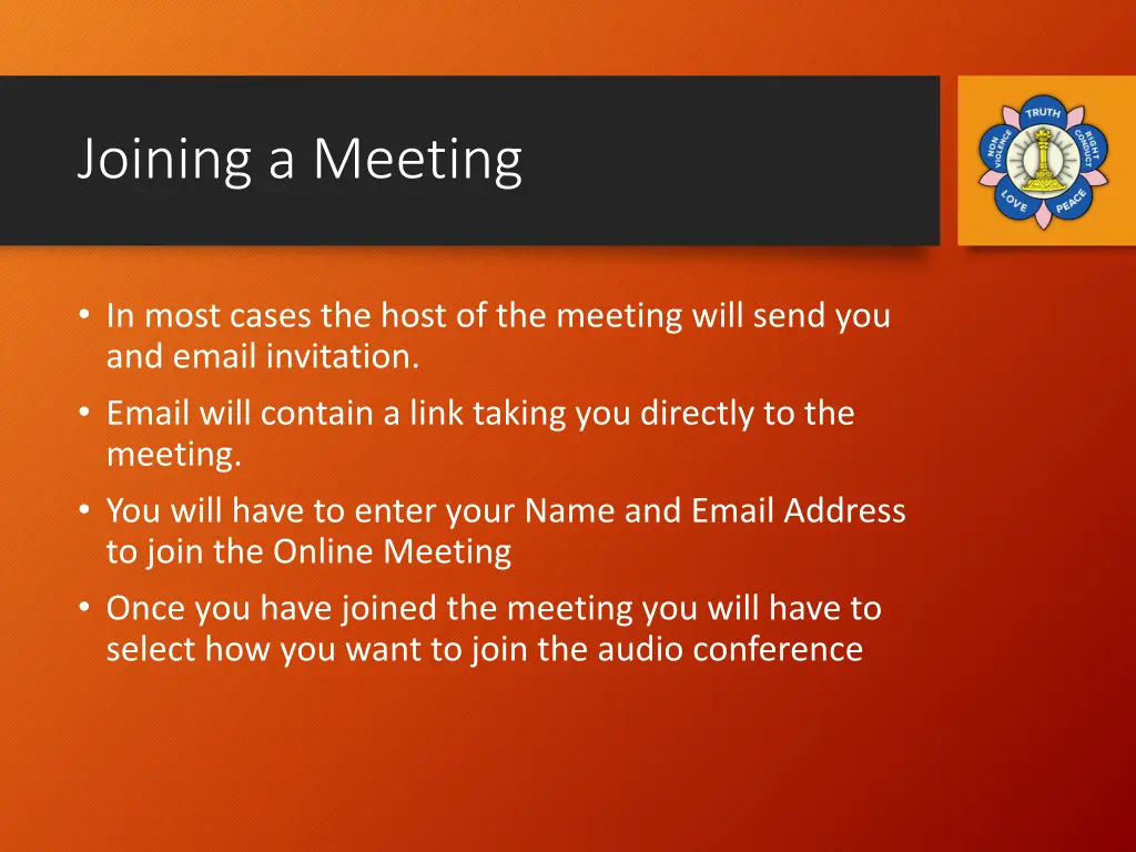 joining a meeting