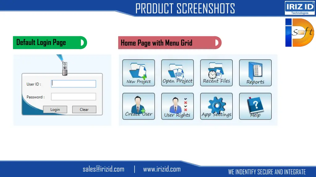 product screenshots