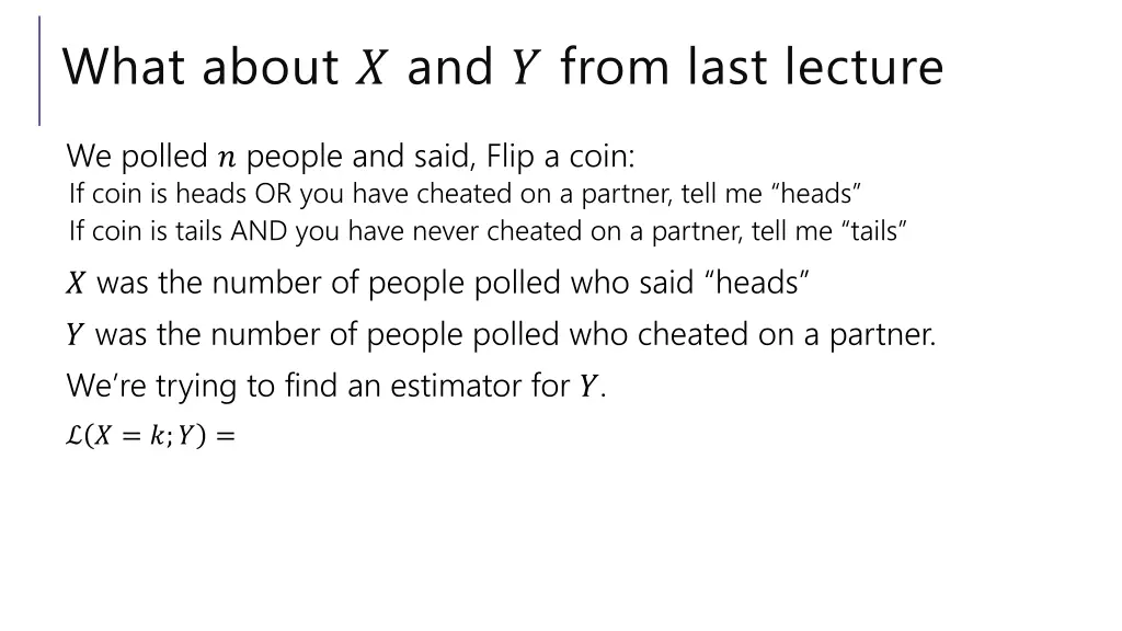 what about and from last lecture