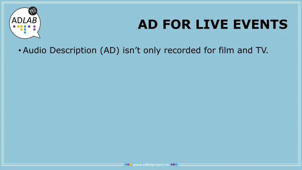 ad for live events