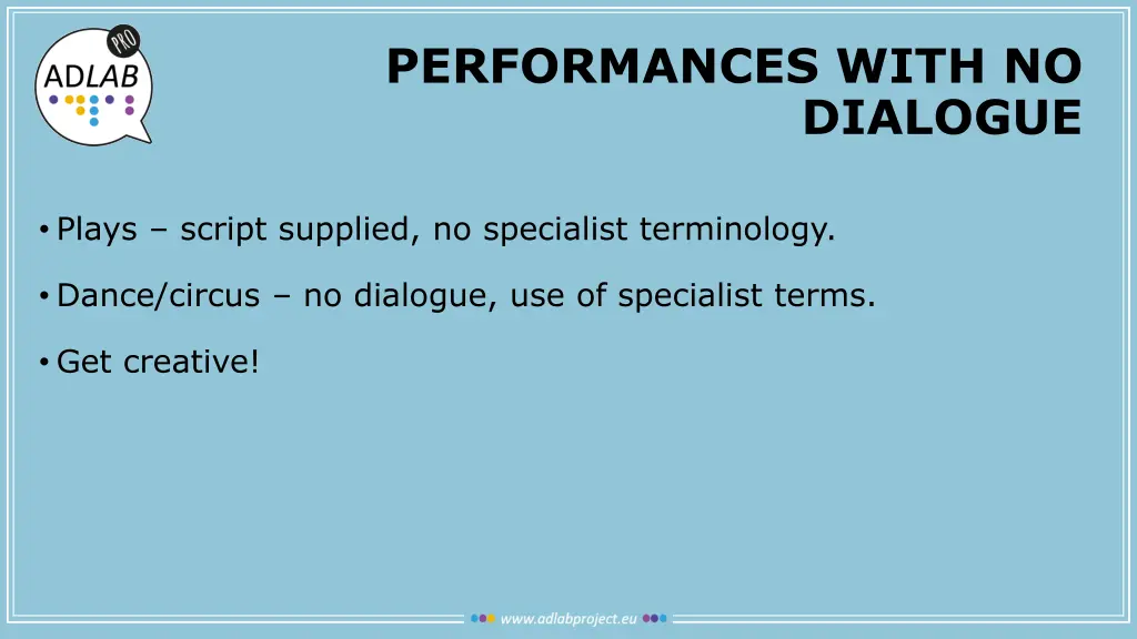 performances with no