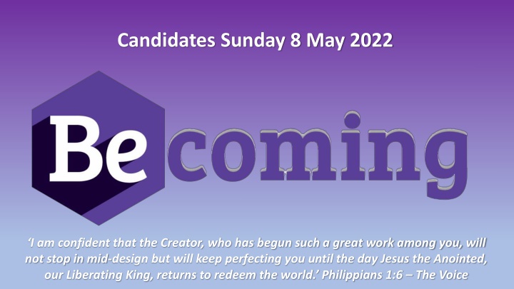 candidates sunday 8 may 2022