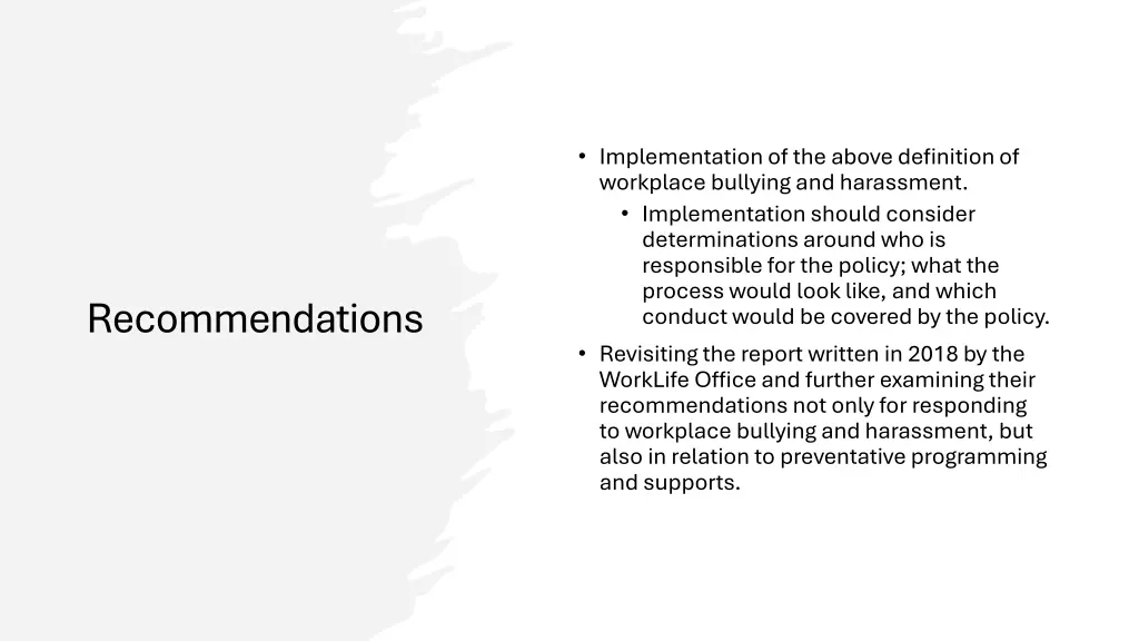 implementation of the above definition