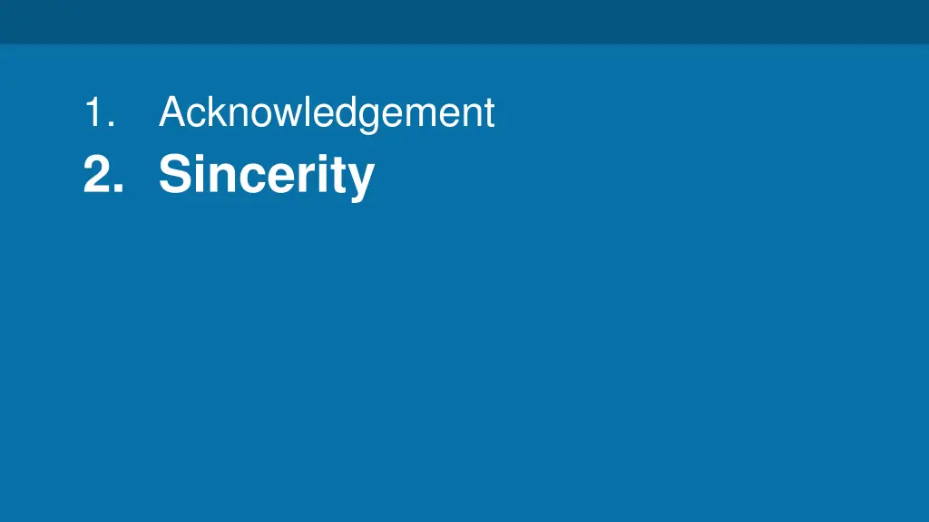 1 2 sincerity