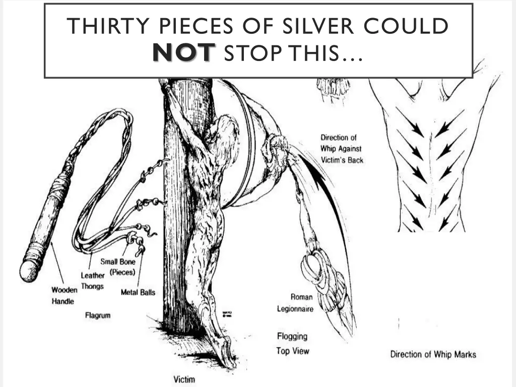 thirty pieces of silver could not stop this