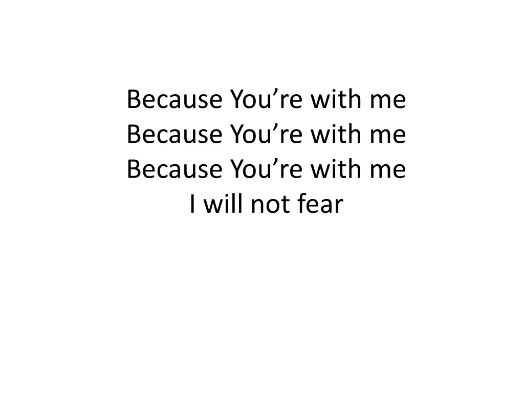 because you re with me because you re with 1