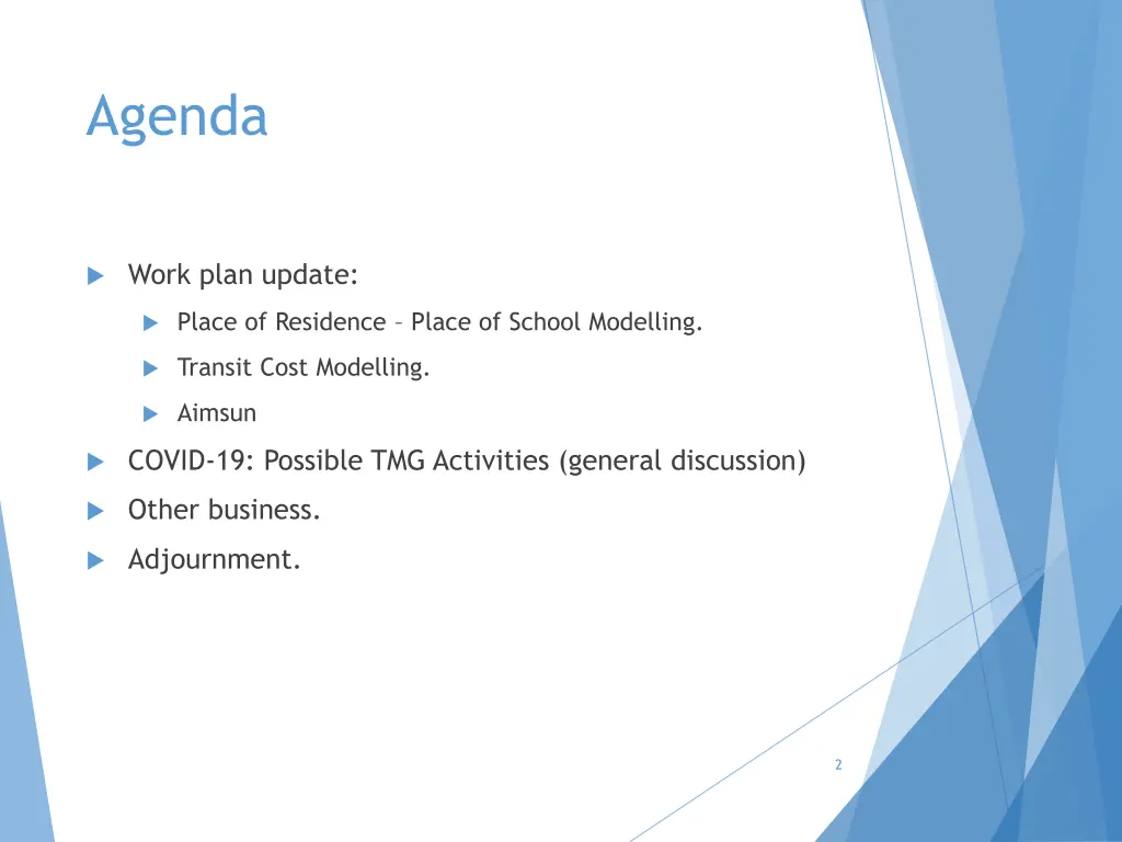 agenda