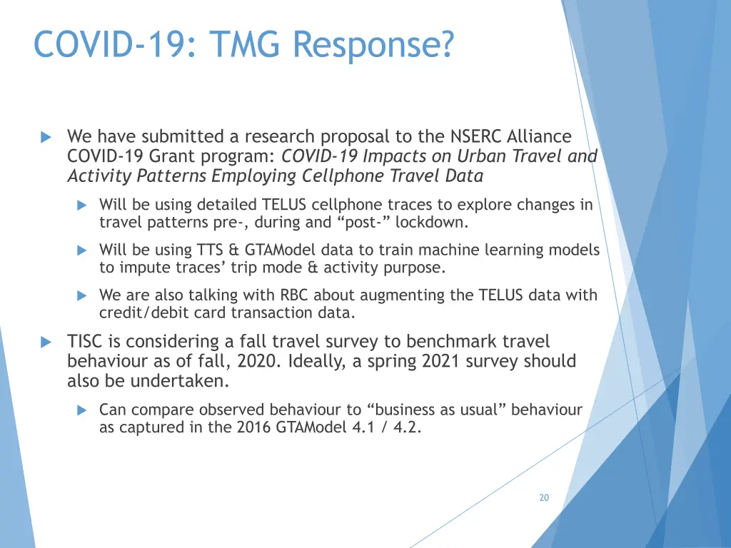 covid 19 tmg response