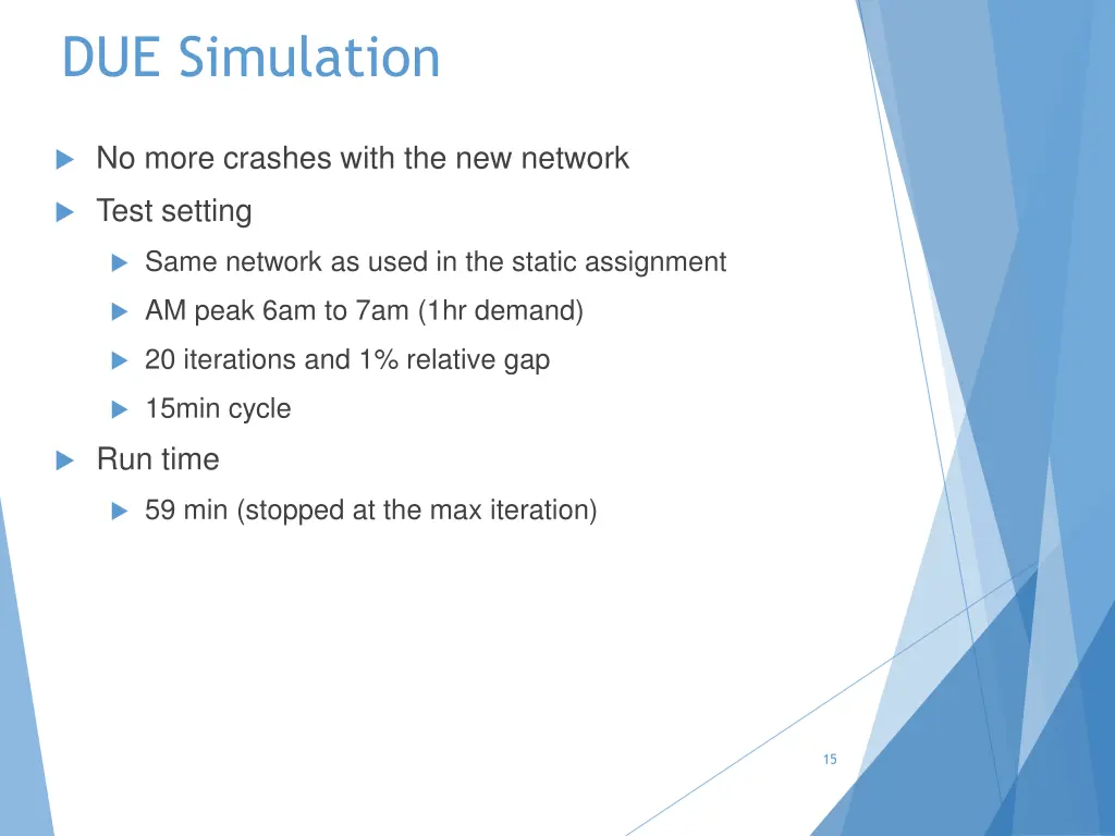 due simulation