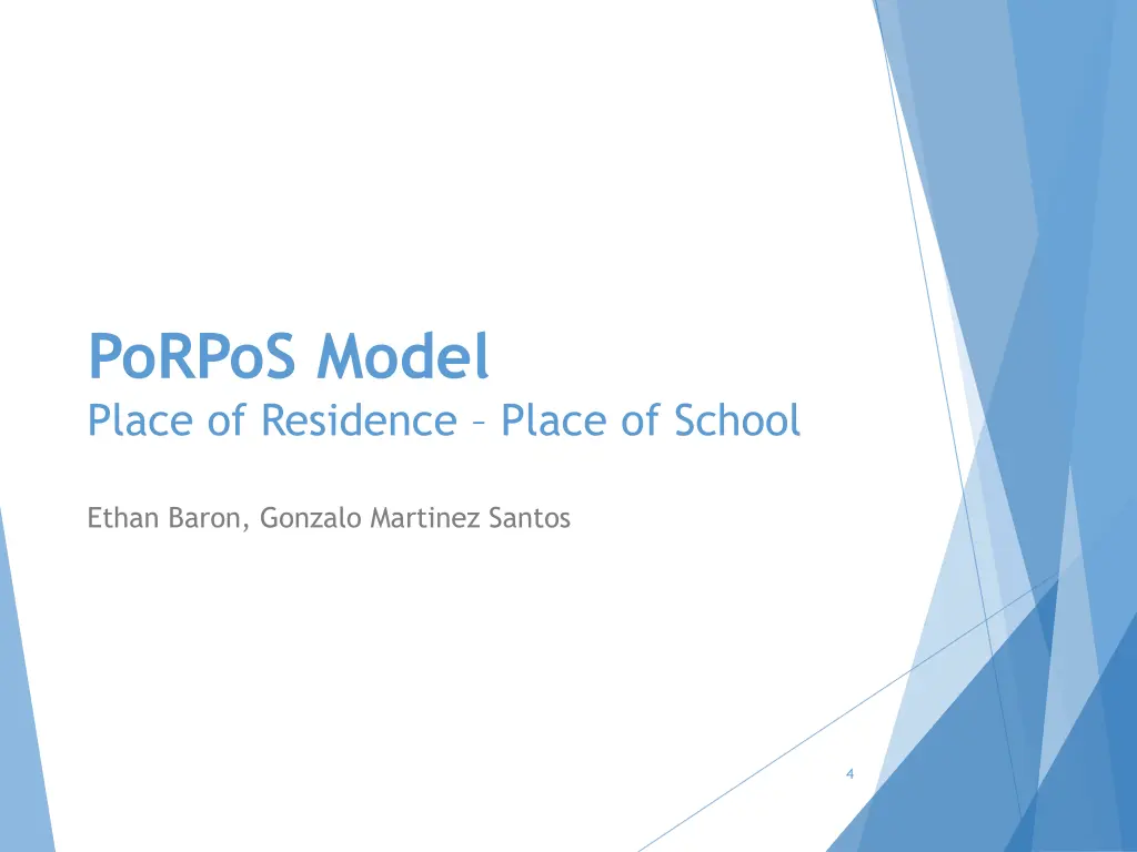 porpos model place of residence place of school