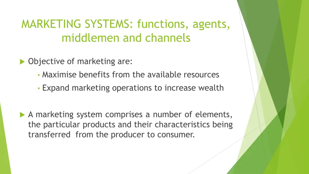marketing systems functions agents middlemen 2