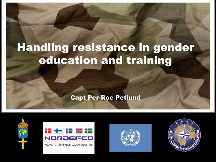 handling resistance in gender education