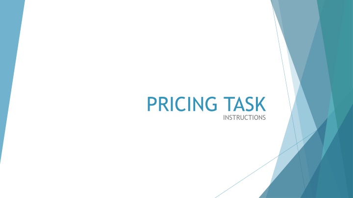 pricing task