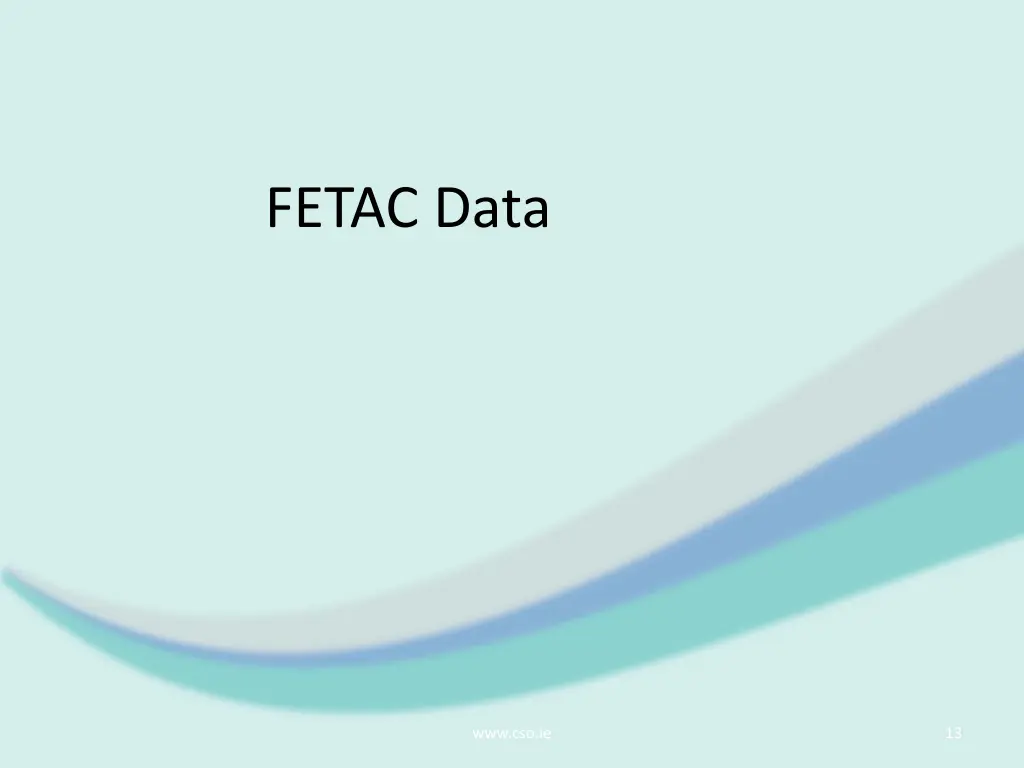 fetac data