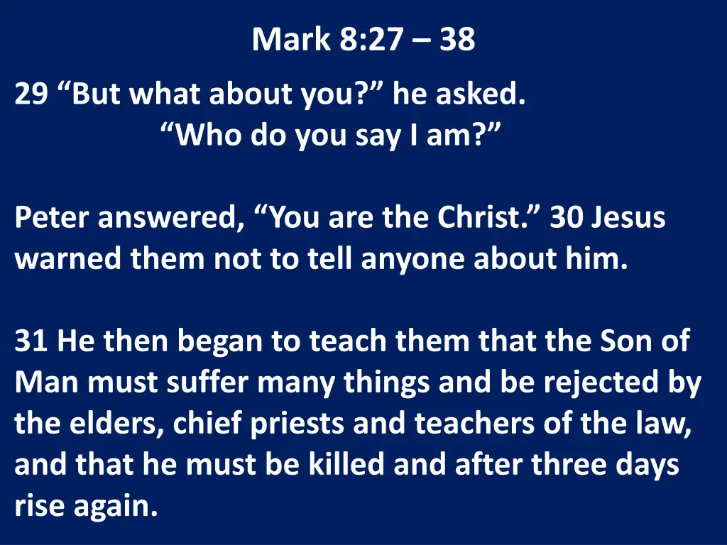 mark 8 27 38 1