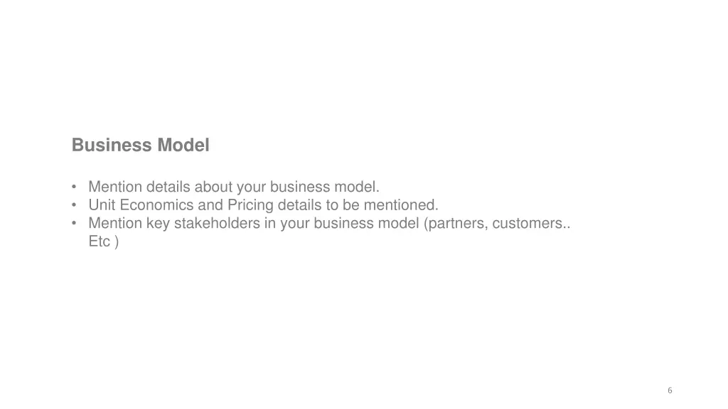 business model