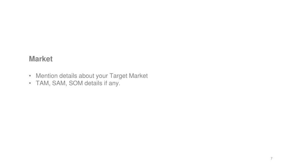 market