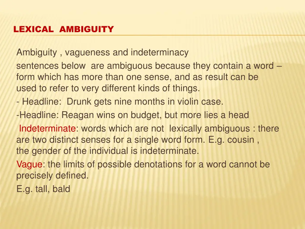 lexical ambiguity